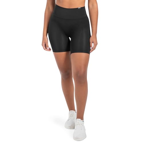 SMILODOX Sport Shorts Damen Jule, Seamless Blickdichte Radlerhose, Unsichtbarer Scrunch-Effekt, V-Shape High Waist Kurze Sporthose, Hoher Bund Biker Shorts für Yoga, Fitness & Gym SMILODOX Sport Shorts Damen Jule, Seamless Blickdichte Radlerhose, Unsichtbarer Scrunch-Effekt, V-Shape High Waist Kurze Sporthose, Hoher Bund Biker Shorts für Yoga, Fitness & Gym von SMILODOX