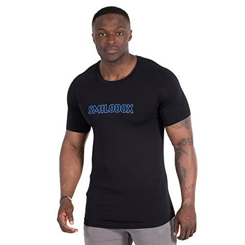 SMILODOX T-Shirt Timmy! I Slim Fit I Maximale Bewegungsfreiheit & Komfort I Für aktive Herren I Jetzt entdecken! von SMILODOX