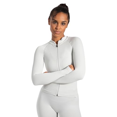 SMILODOX Trainingsjacke Damen Revia, Slim Fit Laufjacke mit Stehkragen & Daumenöffnungen, Fitness Oberteil, elastisches Funktionsmaterial, Sportjacke für Workout, ideal für Sport, Yoga & Alltag SMILODOX Trainingsjacke Damen Revia, Slim Fit Laufjacke mit Stehkragen & Daumenöffnungen, Fitness Oberteil, elastisches Funktionsmaterial, Sportjacke für Workout, ideal für Sport, Yoga & Alltag von SMILODOX