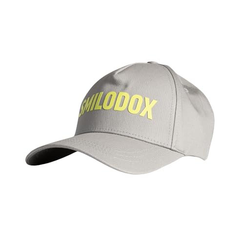 SMILODOX Unisex Snapback Cap North - Kappe mit Schriftzug aus Baumwolle, Color:Grau von SMILODOX