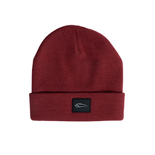 SMILODOX Unisex Wintermütze Lean - Angenehm weich für Sport Fitness Training & Freizeit - Beanie für Winter, Color:Bordeaux von SMILODOX