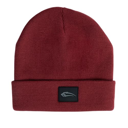 SMILODOX Wintermütze Lean, Unisex Weiche Beanie für Sport, Fitness, Training & Freizeit, Dehnbarer Stoff Laufmütze für warmen Winter, Ohrenwärmer Strickmütze von SMILODOX