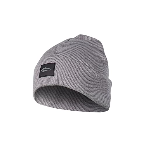 SMILODOX Unisex Wintermütze Lean - Angenehm weich für Sport Fitness Training & Freizeit - Beanie für Winter, Color:Grau von SMILODOX