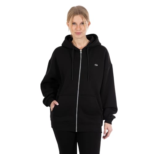 SMILODOX Zip Hoodie Damen Eda, Oversize Kapuzenpullover mit seitlichen Taschen, weicher elastischer Stoff, Langarm Hoody, Bequem und Vielseitig Kombinierbar, Optimal für Sport, Streetstyle und Alltag SMILODOX Zip Hoodie Damen Eda, Oversize Kapuzenpullover mit seitlichen Taschen, weicher elastischer Stoff, Langarm Hoody, Bequem und Vielseitig Kombinierbar, Optimal für Sport, Streetstyle und Alltag von SMILODOX
