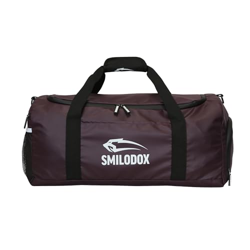 Smilodox Smilodox Unisex Sporttasche Derek - Trainingstasche für Fitness Sport Gym & Reisen mit vielen Fächern - Tragetasche, Schultertasche, Reisetasche, Größe:One Size, Color:Violett von SMILODOX