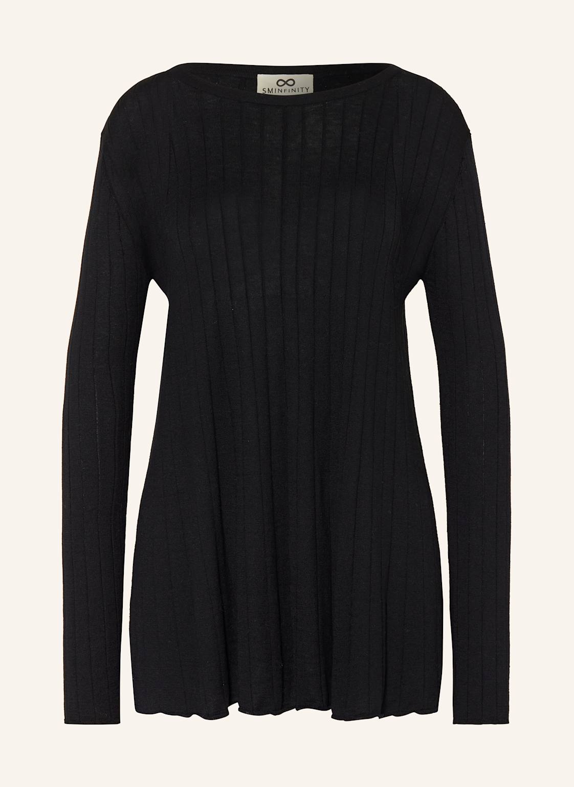 Sminfinity Pullover Mit Seide blau Sminfinity Pullover Mit Seide blau von SMINFINITY