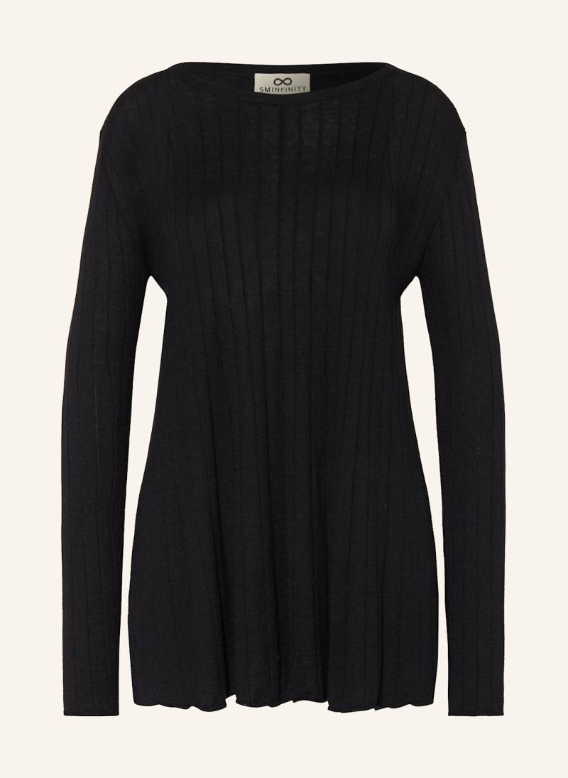 Sminfinity Pullover Mit Seide blau Sminfinity Pullover Mit Seide blau von SMINFINITY