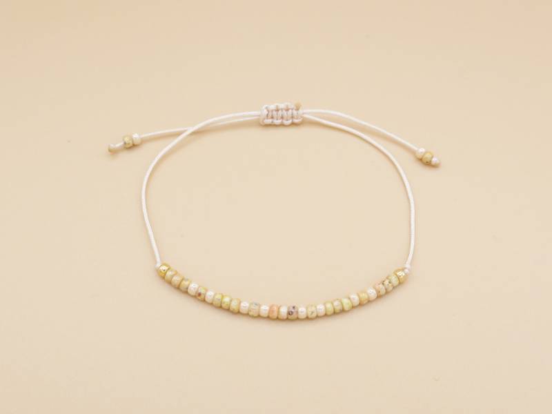 Filigranes Armband, Beige/Cream von SMIRAccessoires
