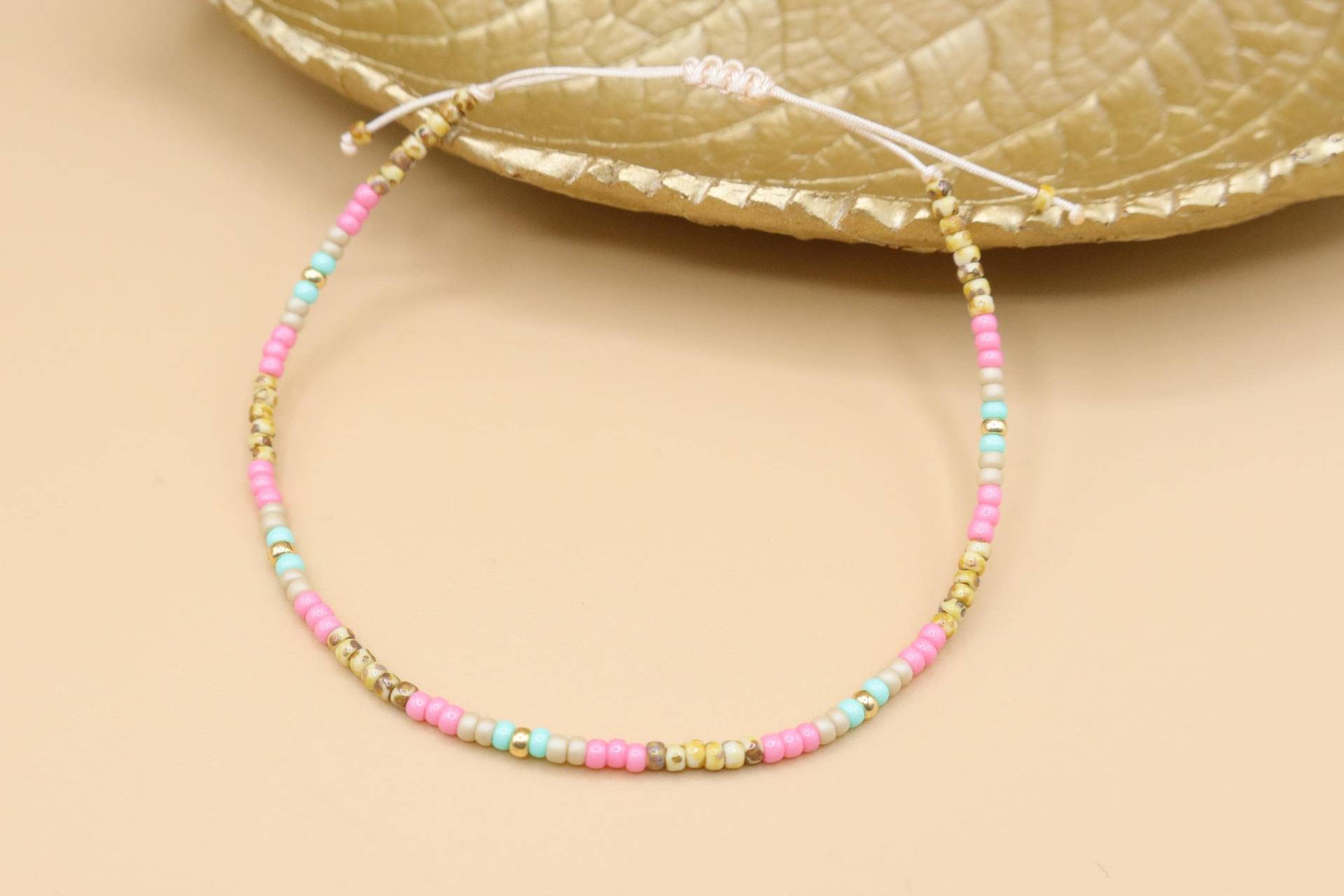 Mini Glasperlen Fußband von SMIRAccessoires