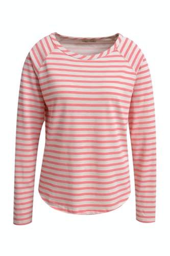 SMITH & SOUL Basic Sweat Raglan Stripes in Rosa, Größe M von SMITH & SOUL