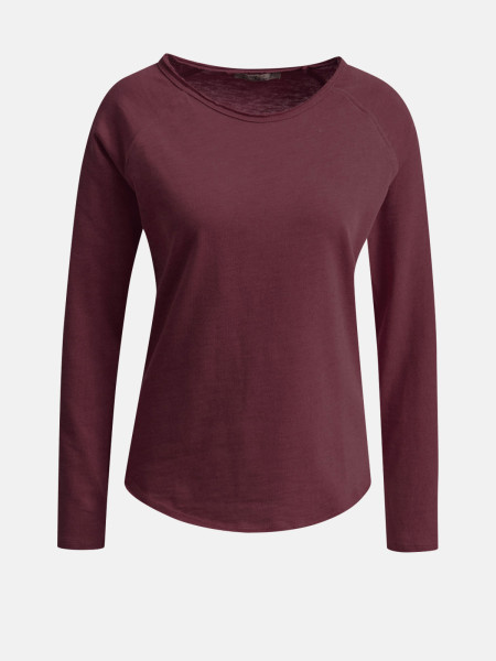 SMITH & SOUL Damen Langarmshirt, bordeaux von SMITH & SOUL