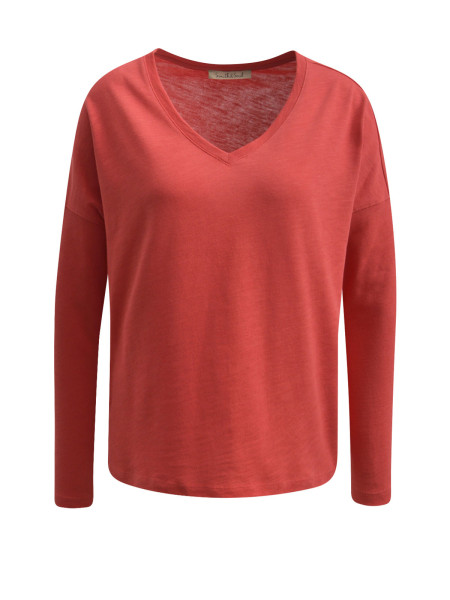 SMITH & SOUL Damen Langarmshirt, rot von SMITH & SOUL