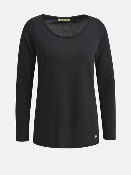 SMITH & SOUL Damen Langarmshirt, schwarz von SMITH & SOUL