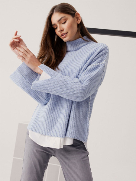 SMITH & SOUL Damen Pullover, blau von SMITH & SOUL