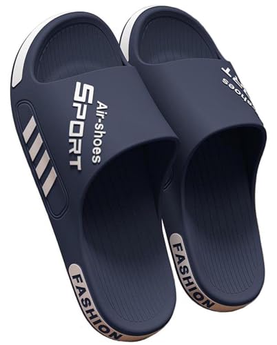 SMIUPIN Badeschuhe, Badeschuhe, Badeschuhe, Hausschuhe für den Innen- und Außenbereich, Sandalen für Zuhause, Blau-Weiß, 47/48 EU SMIUPIN Badeschuhe, Badeschuhe, Badeschuhe, Hausschuhe für den Innen- und Außenbereich, Sandalen für Zuhause, Blau-Weiß, 47/48 EU von SMIUPIN