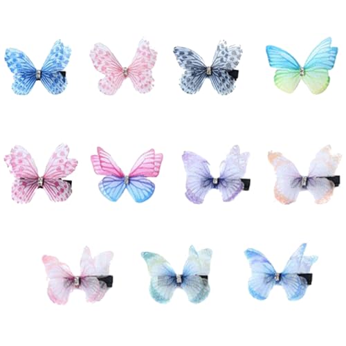 Haarklammern Schmetterling Haarclip Locken Schmetterling Niedliche Haarspange Schmetterling Süße Haarspangen Schmetterling Haarklammern Kinder Schmetterling Haarclips Schmetterling Haarspangen von SMLHPARTY