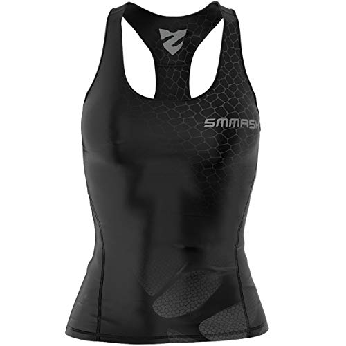 SMMASH Sport Top Damen Tanktop Trainingstop Atmungsaktiv Schnelltrockend Fitness Yoga Gym von SMMASH