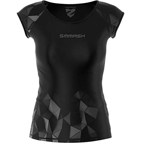 SMMASH Kompressionsshirt für Damen Kurzarm, Funktionsshirt für Sport Outdoor OCR Cross-Training Fitness Yoga Gym, Atmungsaktiv Professionelle Sportbekleidung von SMMASH