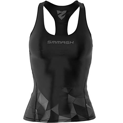 SMMASH Sport Top Damen Tanktop Trainingstop Atmungsaktiv Schnelltrockend Fitness Yoga Gym von SMMASH