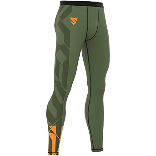 SMMASH Kompressionshose Herren Laufhose Lang Funktionshose Leggings Sportleggings Für Männer Atmungsaktiv Second Skin Technologie Running Hose Sporthose von SMMASH