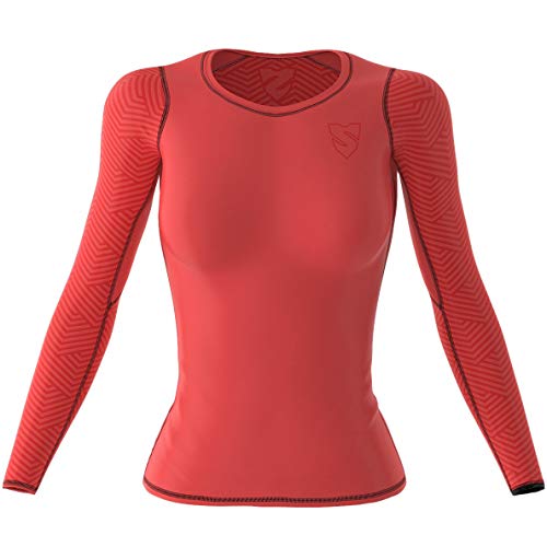 SMMASH Funktionsshirt Damen Kompressionsshirt Sportshirt Langarm Atmungsaktiv Second Skin Technologie Fitness Oberteil Outdoor von SMMASH