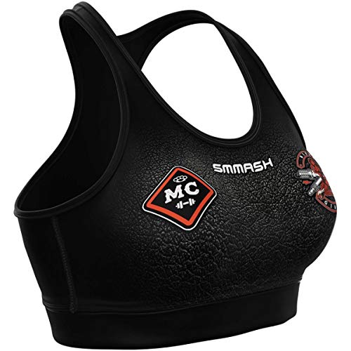 SMMASH Sport Bustier Damen BH Ohne Bügel Sportunterwäsche Oberteil Fitness Yoga Gym Laufen Bequem von SMMASH