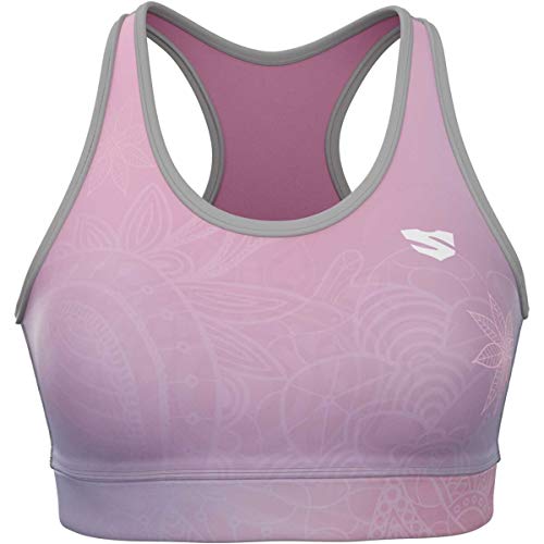 SMMASH Sport Bustier Damen BH Ohne Bügel Sportunterwäsche Oberteil Fitness Yoga Gym Laufen Bequem von SMMASH