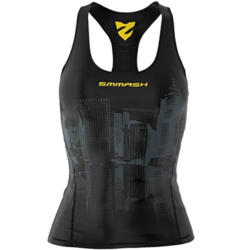 SMMASH Sport Top Damen Tanktop Trainingstop Atmungsaktiv Schnelltrockend Fitness Yoga Gym von SMMASH