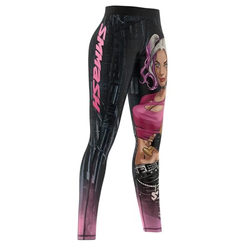 SMMASH Sport Leggings Damen Sportleggings Lang Push Up Blickdicht Elastisch Figurformend Sporthose Yogahose von SMMASH