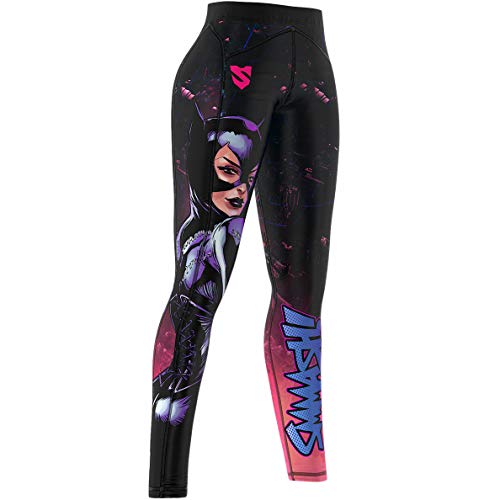 SMMASH Sport Leggings Damen Sportleggings Lang Push Up Blickdicht Elastisch Figurformend Sporthose Yogahose von SMMASH