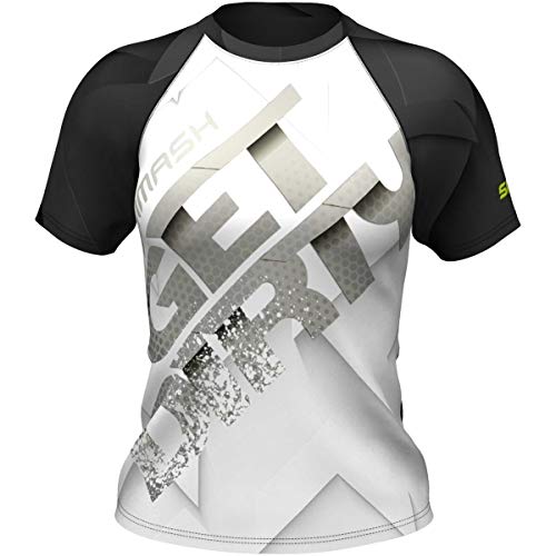 SMMASH Dirt Sport Damen Kurze Lose Trainingsshirt, Universelle Ganzjährige Sportshirt, Tshirt Atmungsaktiv und Leicht für Crossfit, Ocr, Laufshirt, Hergestellt in der EU (M) von SMMASH