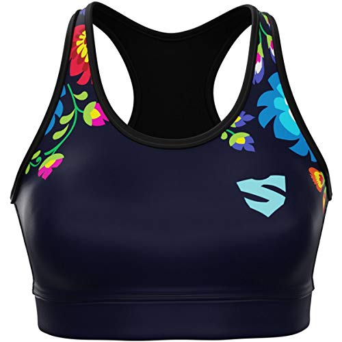 SMMASH Sport Bustier Damen BH Ohne Bügel Sportunterwäsche Oberteil Fitness Yoga Gym Laufen Bequem von SMMASH