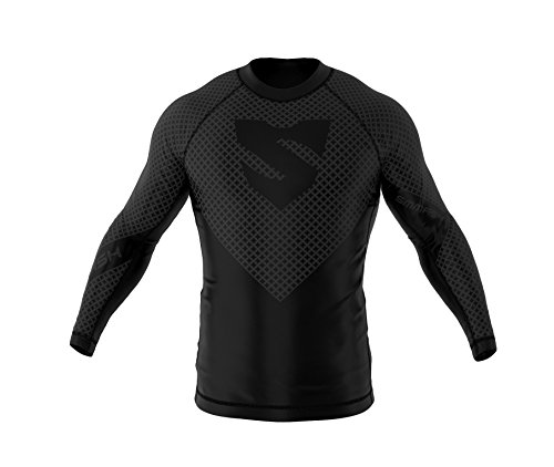 SMMASH G-Ray Rashguard Herren Kampfsport Langarm, Sport Longsleeve Atmungsaktiv und Leicht, Sportoberteile für MMA, Krav MAGA, BJJ, Slim Fit Funktionsshirt Herren, Hergestellt in der EU (M) von SMMASH