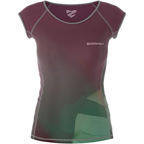 SMMASH Kompressionsshirt für Damen Kurzarm, Funktionsshirt für Sport Outdoor OCR Cross-Training Fitness Yoga Gym, Atmungsaktiv Professionelle Sportbekleidung von SMMASH