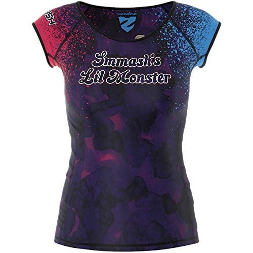 SMMASH Funktionsshirt Damen Kompressionsshirt Sportshirt Kurzarm Atmungsaktiv Second Skin Technologie Fitness Oberteil Outdoor von SMMASH