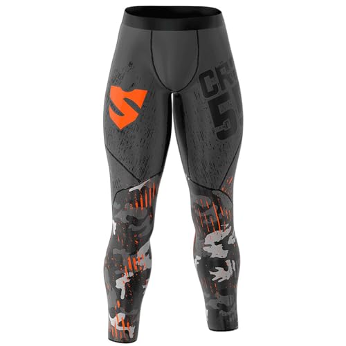 SMMASH Lange Leggins Jogginghose für Herren, Outdoor- Fitness und Trainingshose, Sporthose Laufhose Lang, Hose zum Gym Fitnessstudio, Atmungsaktive Leggins OCR Crossfit, Made in EU von SMMASH