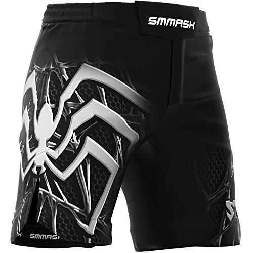 SMMASH Herren Ultra Ligh Sport Shorts für Boxen, Kampfsport, MMA, UFC, Thaiboxen Trainingt Sporthose Kurz für Männer, Crossfit Trainingshose Atmungsaktiv und Leicht Hergestellt in der EU von SMMASH