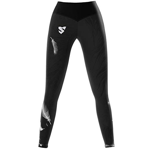 SMMASH Sport Leggings Damen Sportleggings Lang High Waist Push Up Blickdicht Elastisch Figurformend Sporthose Yogahose von SMMASH