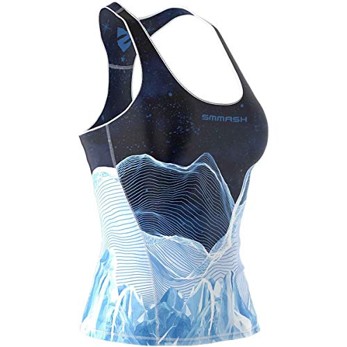 SMMASH Sport Top Damen Tanktop Trainingstop Atmungsaktiv Schnelltrockend Fitness Yoga Gym von SMMASH