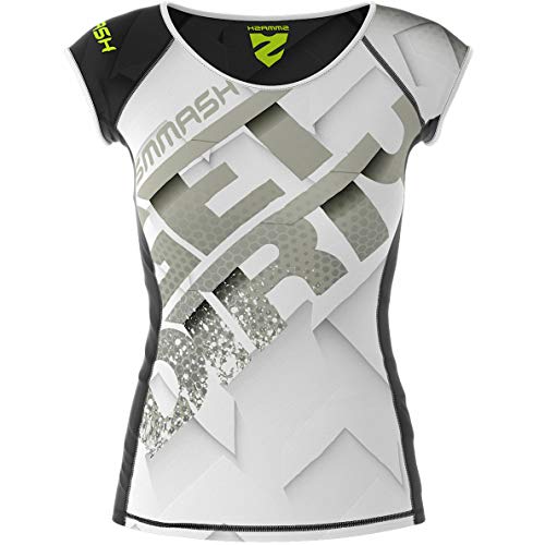 SMMASH Funktionsshirt Damen Kompressionsshirt Sportshirt Kurzarm Atmungsaktiv Second Skin Technologie Fitness Oberteil Outdoor von SMMASH