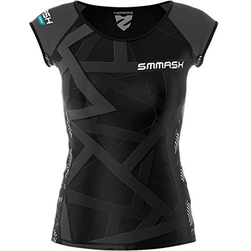 SMMASH Kompressionsshirt für Damen Kurzarm, Funktionsshirt für Sport Outdoor OCR Cross-Training Fitness Yoga Gym, Atmungsaktiv Professionelle Sportbekleidung von SMMASH