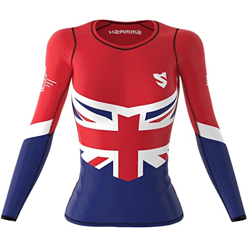 SMMASH Funktionsshirt Damen Kompressionsshirt Sportshirt Langarm Atmungsaktiv Second Skin Technologie Fitness Oberteil Outdoor SMMASH Funktionsshirt Damen Kompressionsshirt Sportshirt Langarm Atmungsaktiv Second Skin Technologie Fitness Oberteil Outdoor von SMMASH