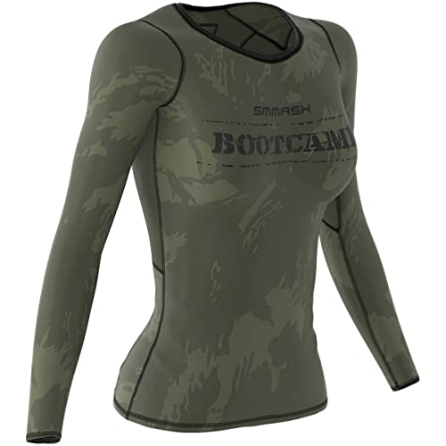 SMMASH Funktionsshirt Damen Kompressionsshirt Sportshirt Langarm Atmungsaktiv Second Skin Technologie Fitness Oberteil Outdoor von SMMASH