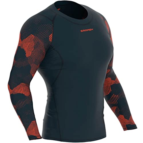 SMMASH Langarmes Kompressionsshirt für Männer, Funktionsshirt für Sport Outdoor OCR Cross-Training Fitness Yoga Gym, Atmungsaktives Langarmshirt, Professionelle Sportbekleidung SMMASH Langarmes Kompressionsshirt für Männer, Funktionsshirt für Sport Outdoor OCR Cross-Training Fitness Yoga Gym, Atmungsaktives Langarmshirt, Professionelle Sportbekleidung von SMMASH