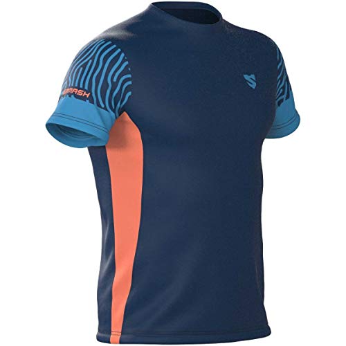 SMMASH Laufshirt Herren Funktionsshirt Kurzärmliges, Atmungsaktiv und Leicht Trainingsshirt für Fitness, Ocr, Outdoor, Slim Fit Sportshirt für Männer, Hergestellt in der EU von SMMASH