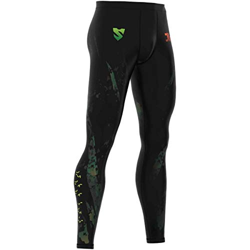 SMMASH Kompressionshose Herren Laufhose Lang Funktionshose Leggings Sportleggings Für Männer Atmungsaktiv Second Skin Technologie Running Hose Sporthose von SMMASH