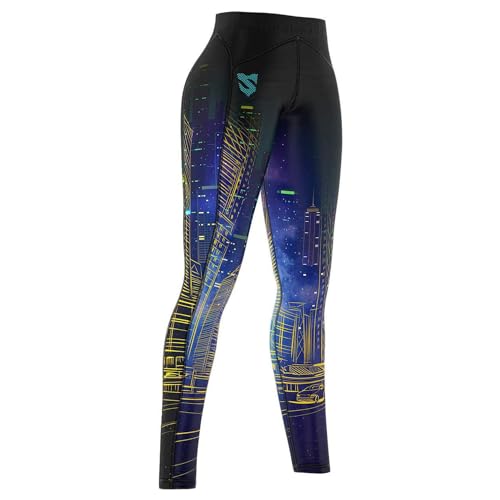 SMMASH Sport Leggings Damen Sportleggings Lang Push Up Blickdicht Elastisch Figurformend Sporthose Yogahose von SMMASH