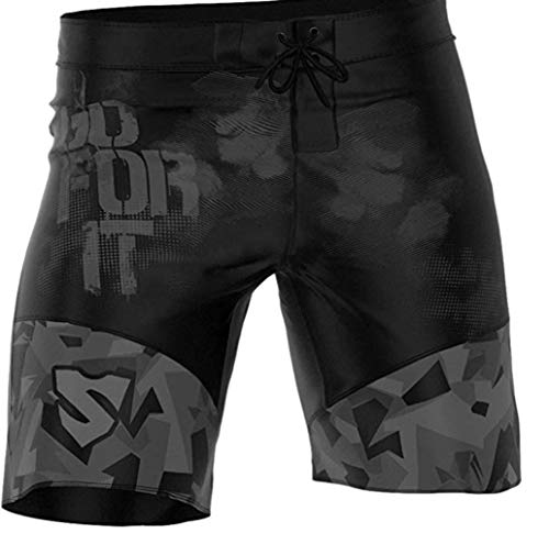 SMMASH Shorts Crossfit Kurze Herren, Perfekt für Grappling, Joggen, Fitness, Gym, Kurze Hose Atmungsaktiv und Leicht, Boxershorts Tights, Trainingshose, Hergestellt in der EU von SMMASH