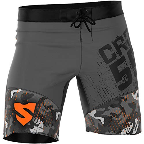 SMMASH Kompressionshose Herren Sporthose Kurz Shorts Thaibox Muay Thai Hose Boxhose Sporthose Trainingsshorts Atmungsaktiv Abriebfest von SMMASH