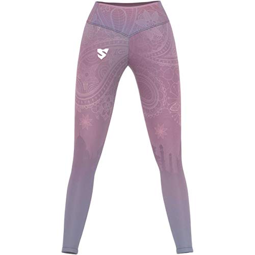 SMMASH Sport Leggings Damen Sportleggings Lang High Waist Push Up Blickdicht Elastisch Figurformend Sporthose Yogahose von SMMASH